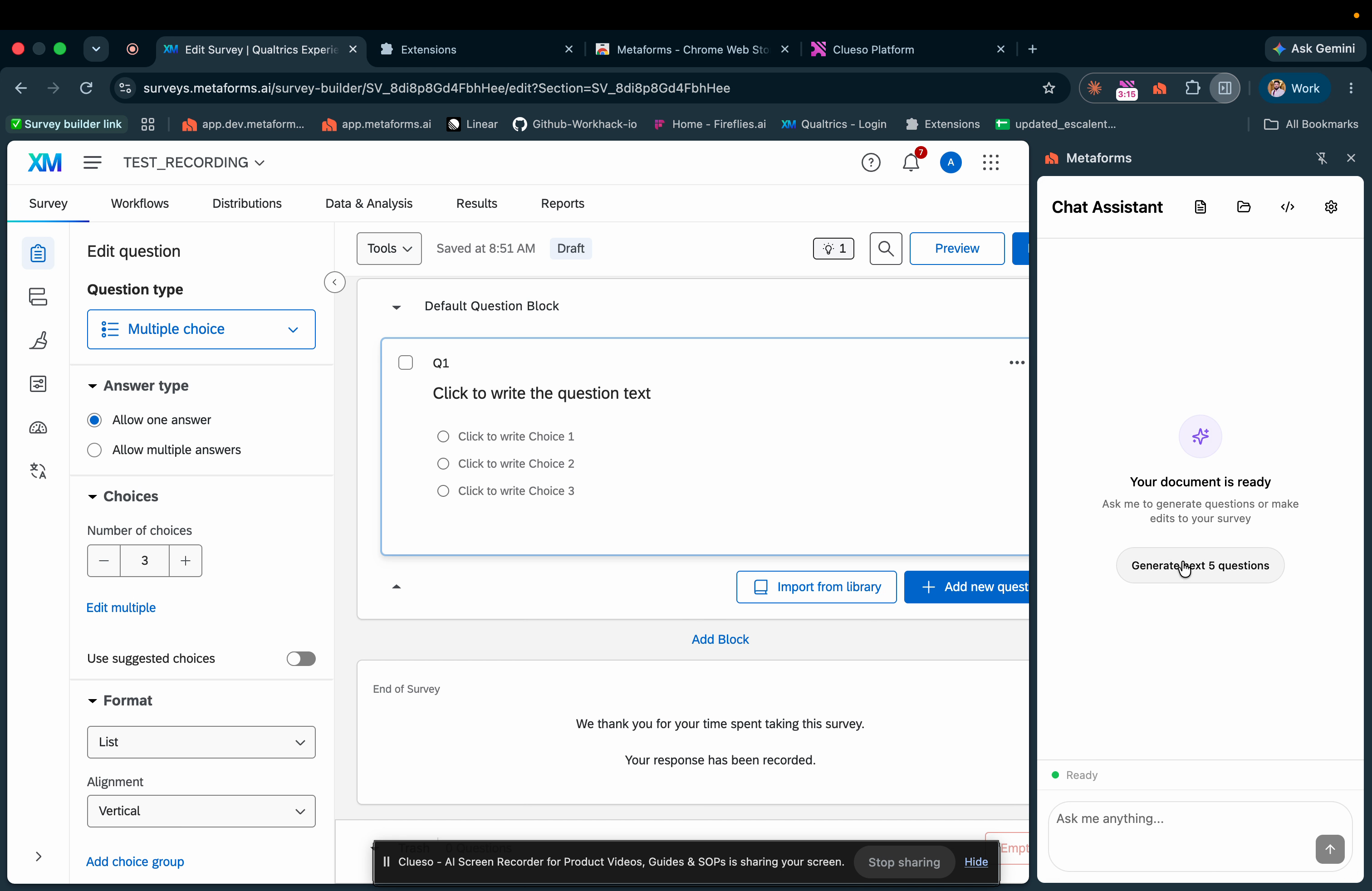 Generate Next 5 Questions